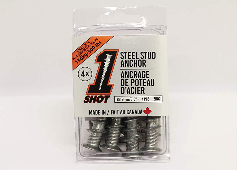 1Shot Galvanized Steel Stud Anchor